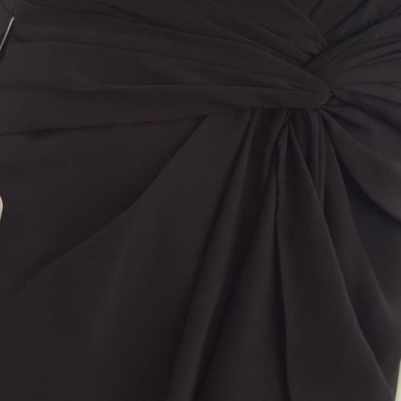 Azazie Black Emerald Gown NWT A4 Bridesmaid Prom Wedding Guest Evening Dress - Picture 4 of 10